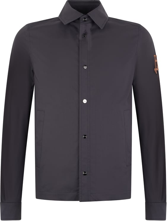 Herno Dark blue elegant jacket with a comfortable fit