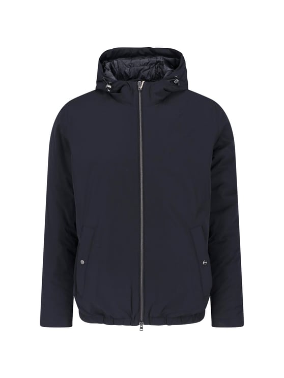 Herno Black Resort 4-Way Nylon Hoodie