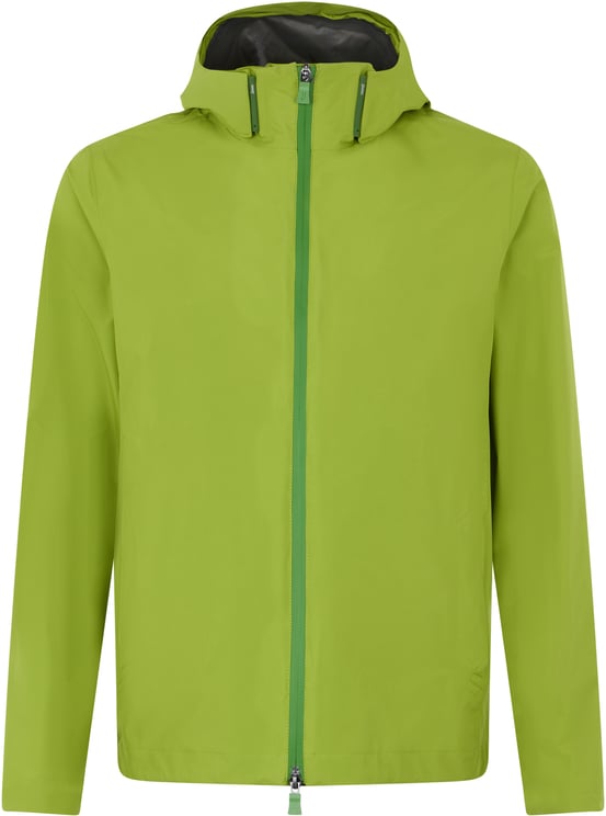 Herno Light green jacket with hood and zip