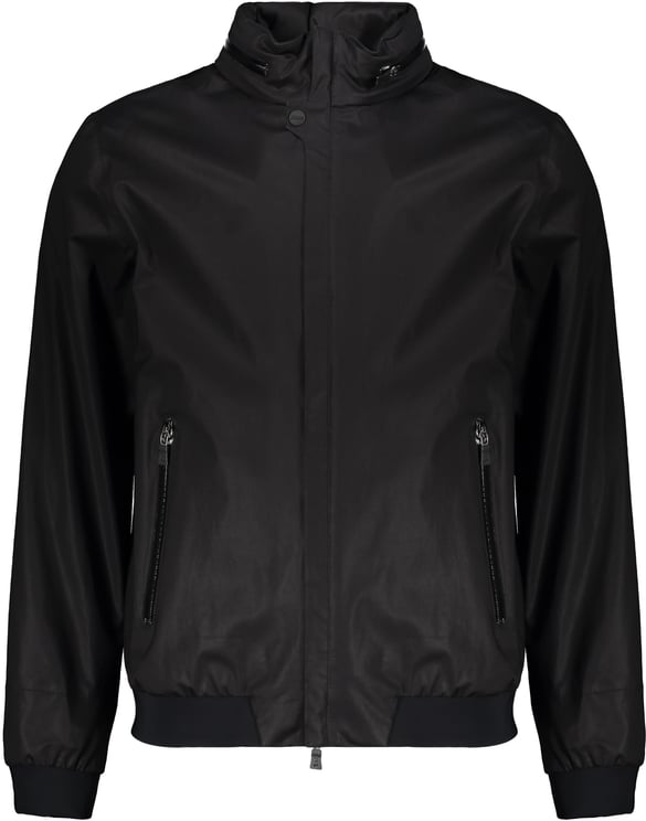 Herno Light black jacket with zip and pockets