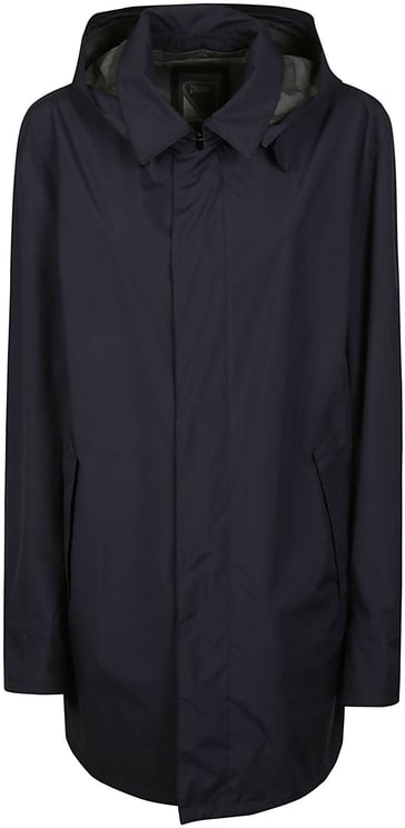 Herno Raincoat Blue