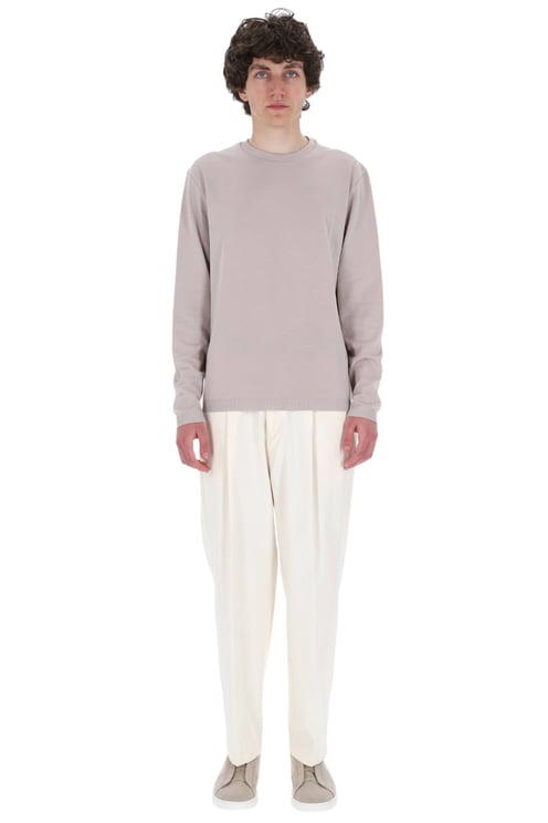 Herno White Pure Cotton Long-Sleeve T-Shirt
