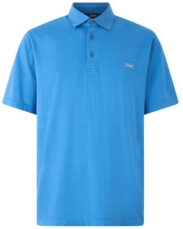 Herno Light blue polo, Comfort and Daily Style