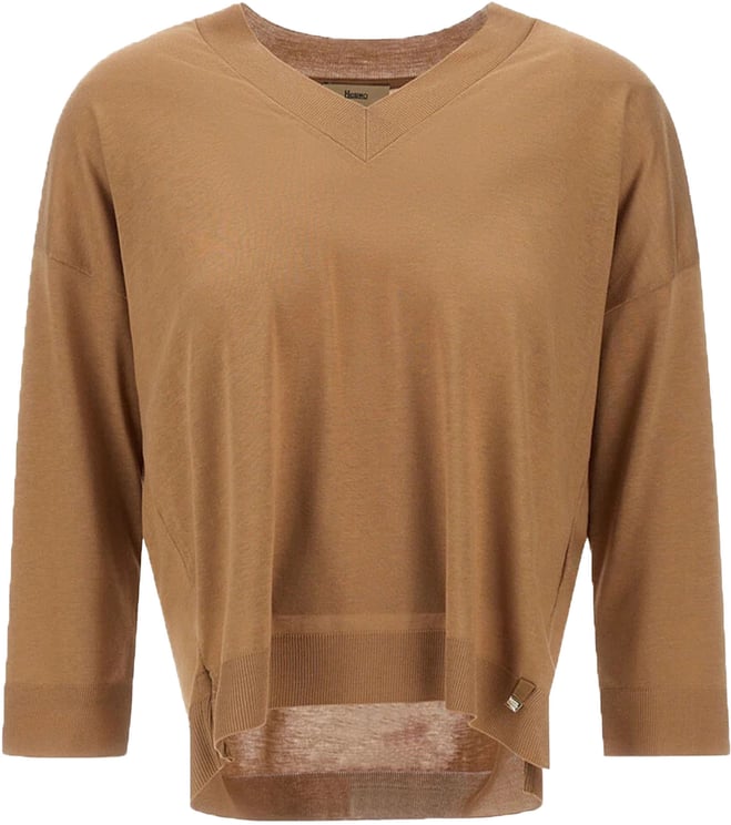 Herno Sweaters Camel