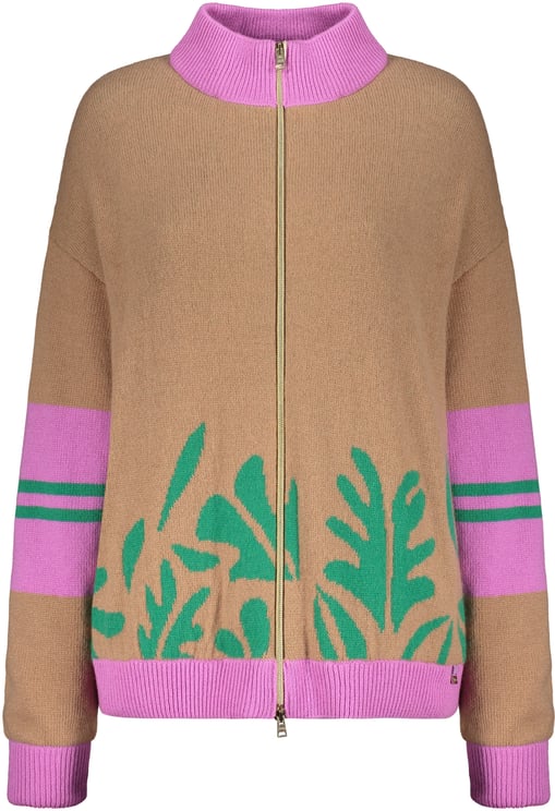 Herno Modern cardigan with zip and unique details