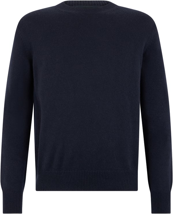 Herno Dark Blue Soft and Versatile Sweater
