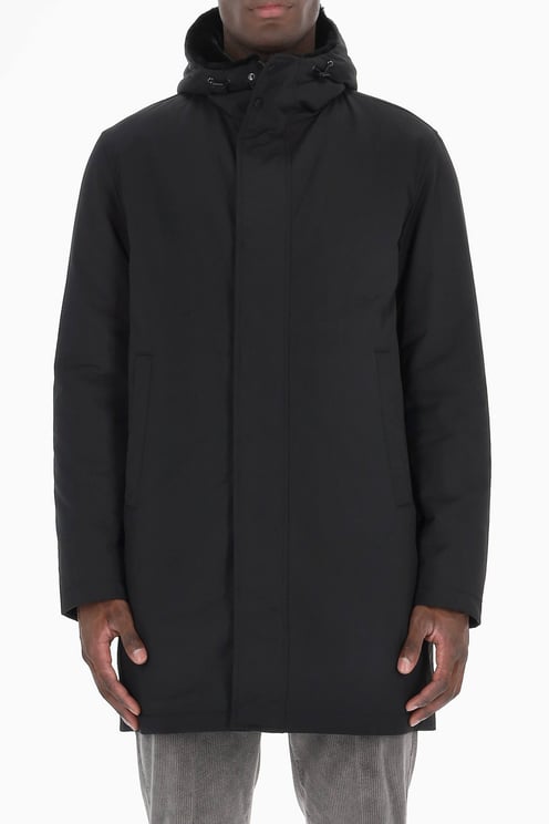 Herno Nylon Parka with Sherpa Lining
