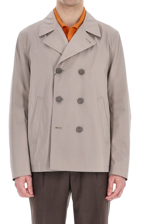Herno Rain Collection Cotton Peacoat