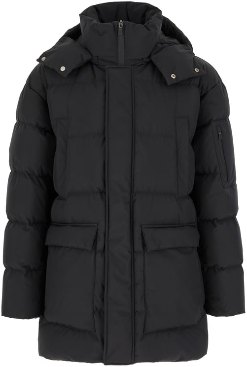 Herno Herno Black nylon down jacket