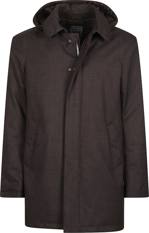 Herno Medium Down Jacket Brown