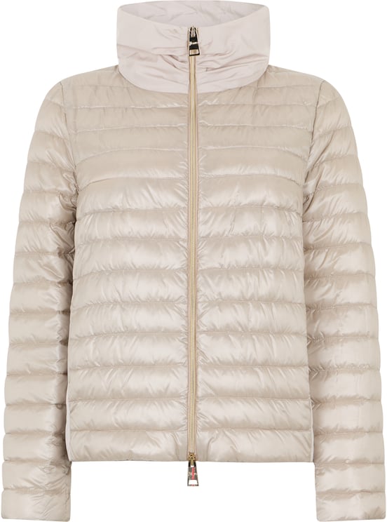 Herno Sand-colored padded jacket elegant for any occasion