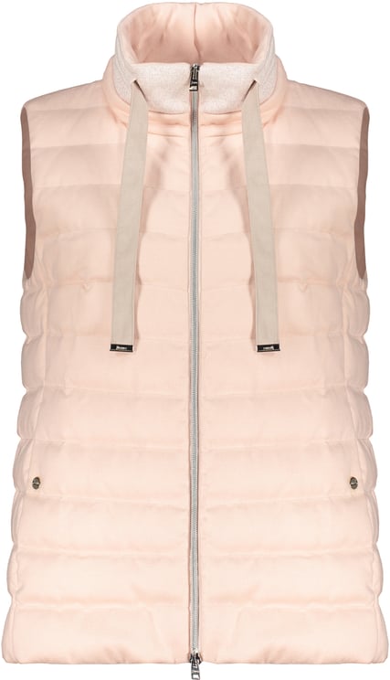 Herno Elegant sleeveless vest in light pink