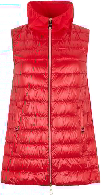 Herno Red sleeveless padded jacket