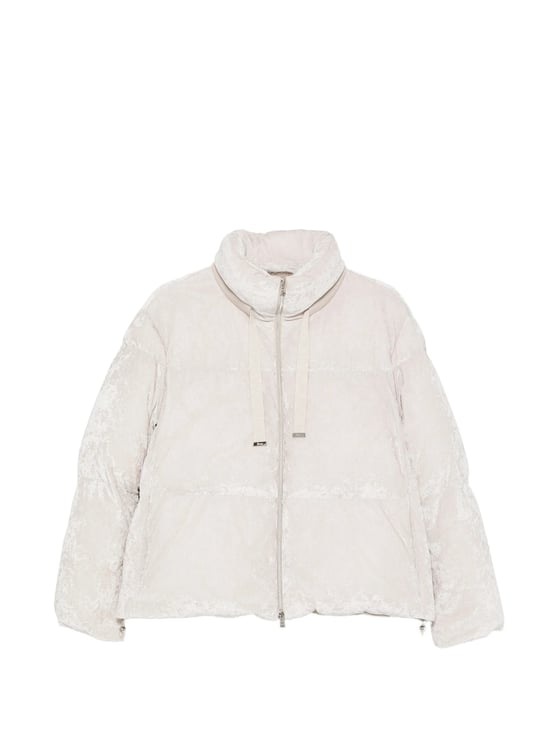 Herno Textured Pattern Boxy Silhouette Down Jacket