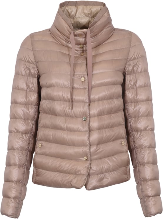 Herno Coats Rosa Chiaro/Chantilly