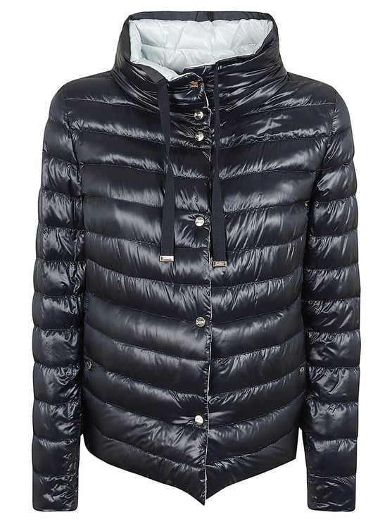 Herno Reversible Down Padded Jacket with High Collar
