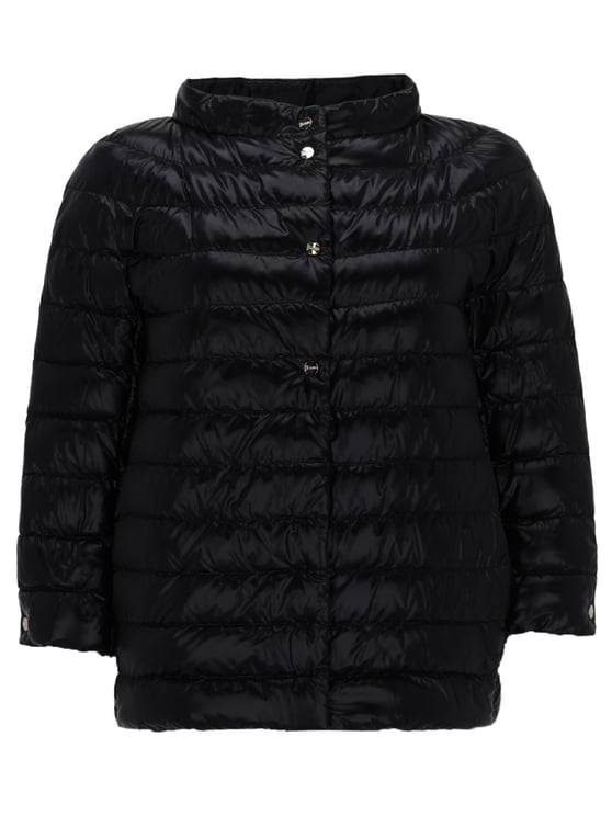 Herno Cropped Padded Polyamide Down Jacket