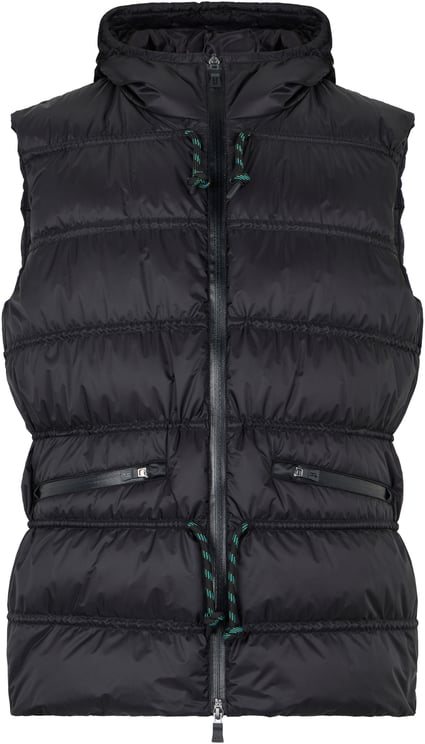 Herno Black padded gilet, warmth and elegance guaranteed