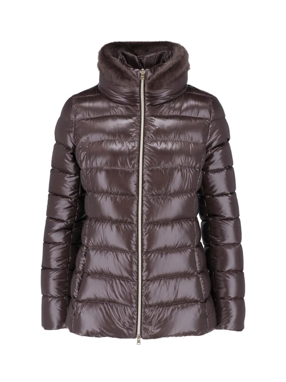 Herno Brown Claudia Waterproof Down Jacket