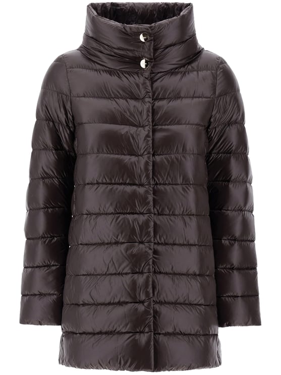 Herno Amelia Quilted High Collar Down Jacket