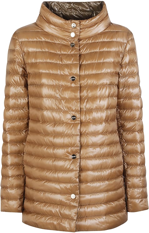 Herno A-shape Reversible Down Jacket Brown
