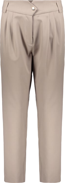 Herno Elegant beige trousers with high waist