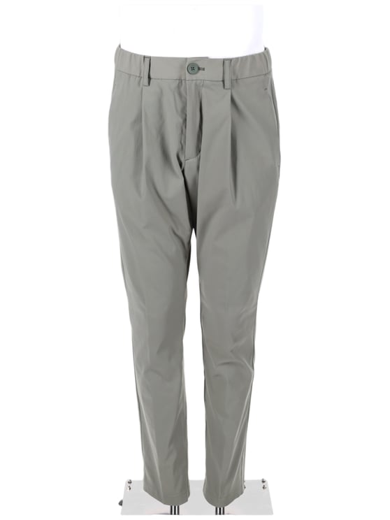 Herno Tailored Grey Technical Fabric Trousers