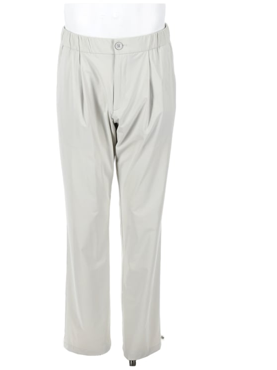 Herno Grey Relaxed Tapered Straight-Leg Pants