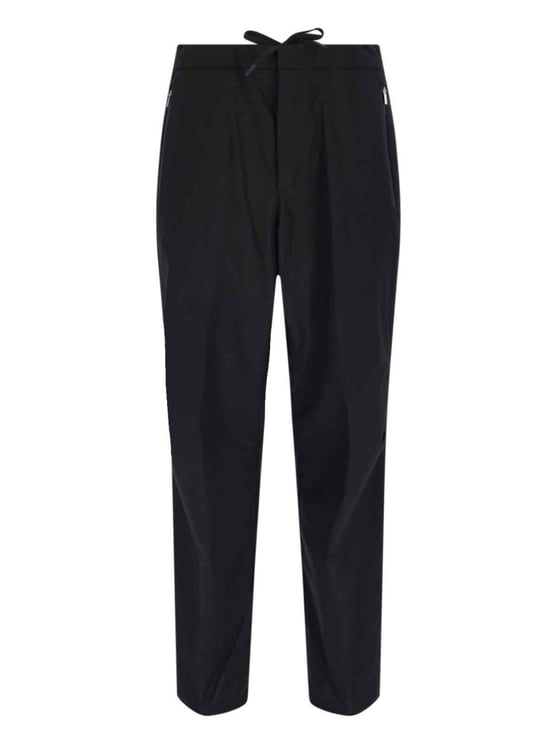 Herno Wool Track Pants – Black
