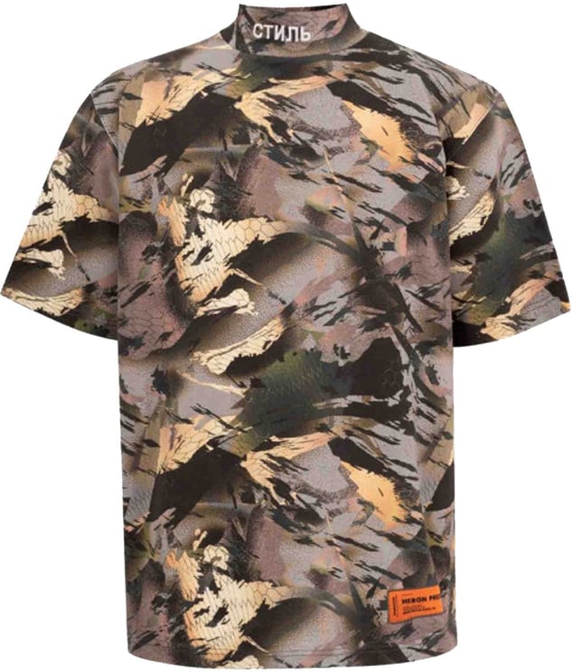 Heron Preston Heron Preston Camouflage Print T-shirt