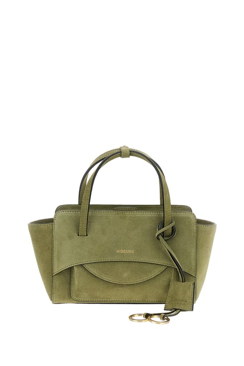Hidesins Brown Flap S Suede Shoulder Bag