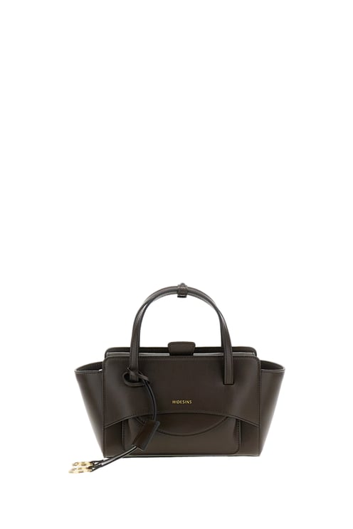Hidesins Brown Leather Flap S Crossbody Bag