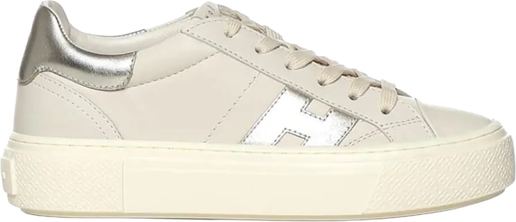 HOGAN Flat Shoes Yogurt/Platino