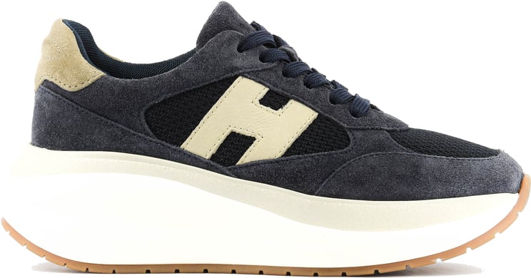 HOGAN Maxi Active Dark Blue Suede
