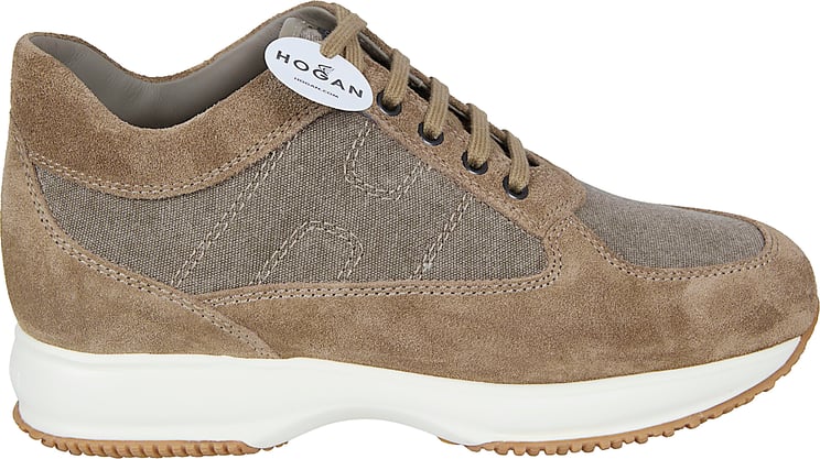 HOGAN Suede and Fabric Sneakers