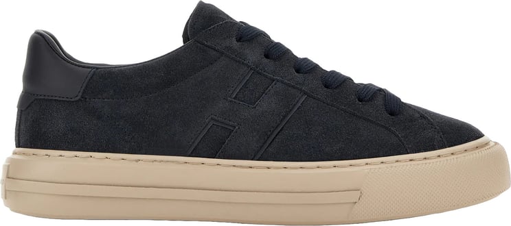 HOGAN H691 H Low-Top Sneakers With Suede Upper
