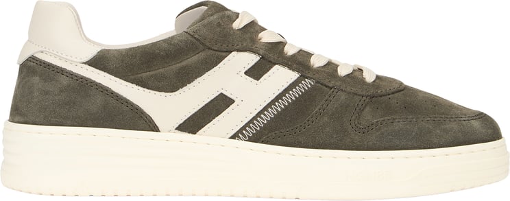 HOGAN Green sports sneakers with durable sole