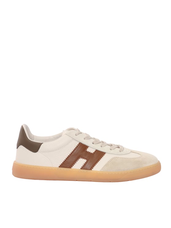 HOGAN Cool Smooth Suede Panel Sneakers