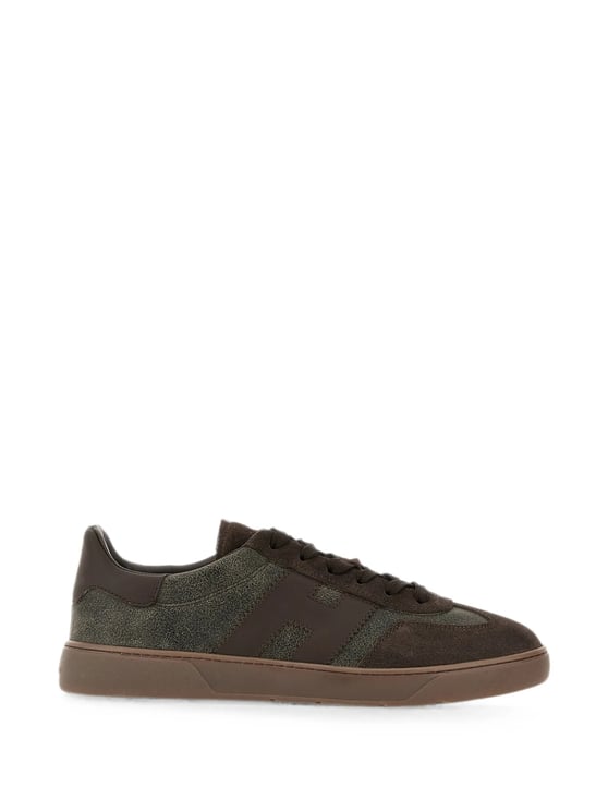 HOGAN Low-Top Sneakers With Textured Materials And Tonal Logo