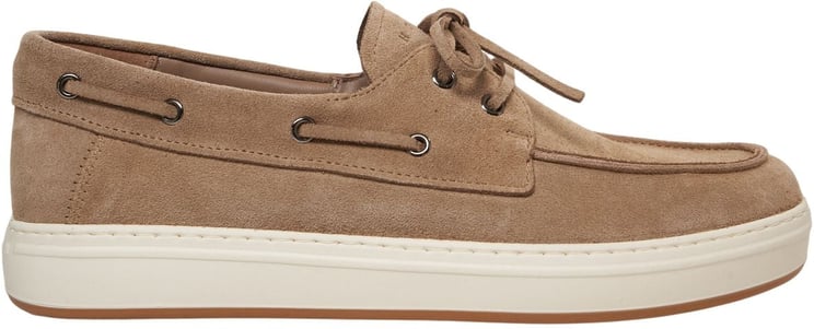 HOGAN Suede boat shoes