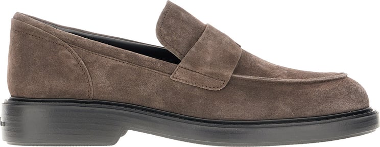 HOGAN Hogan Brown suede loafers