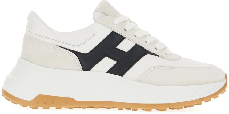 HOGAN Hogan Multicolor leather and suede H669 sneakers
