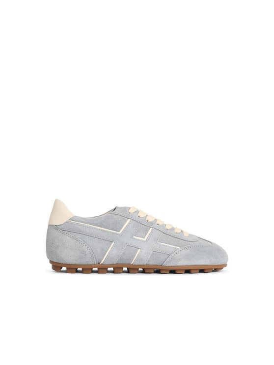 HOGAN 'H693' Light Blue Suede Sneakers