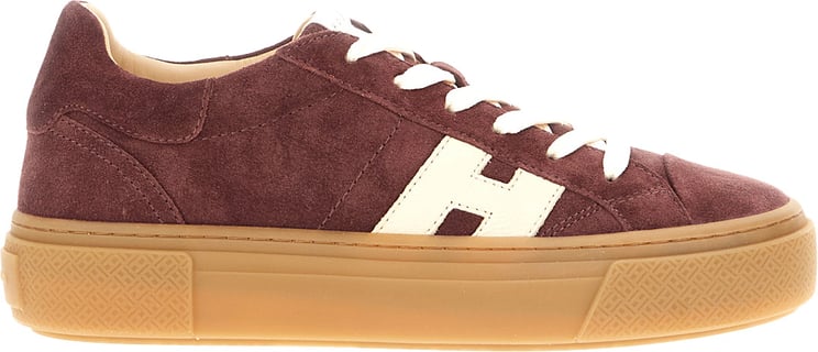 HOGAN Hogan Cognac leather H705 sneakers