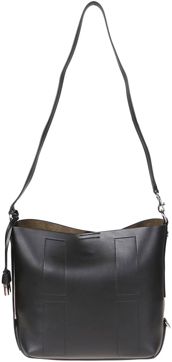 HOGAN Small H01r Hobo Bag Black