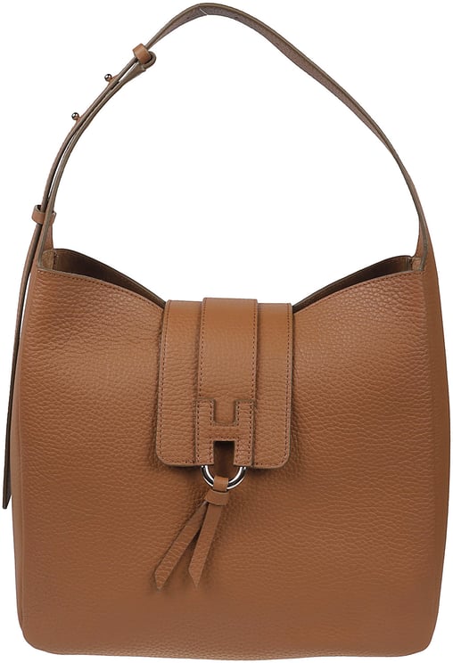 HOGAN H01x Vertical Hobo Bag Brown