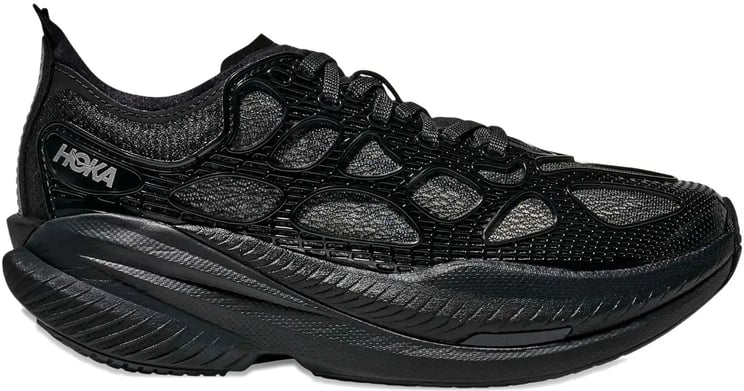 Hoka U Mach X Caged Black/midnight Blue