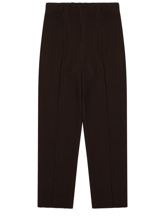 HOMME PLISSÉ ISSEY MIYAKE March Pleated Texture Tuxedo Palazzo Pants