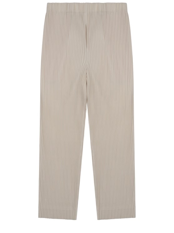 HOMME PLISSÉ ISSEY MIYAKE Pleated Straight-Leg Mid-Rise Trousers Pants
