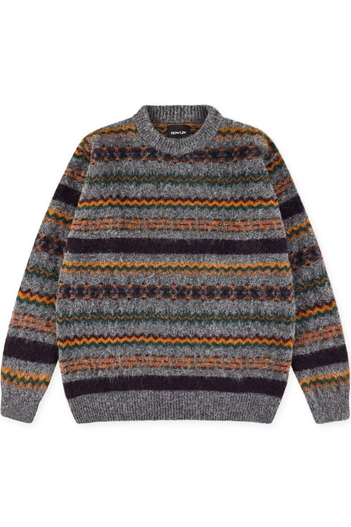 Howlin Shetland Wool Nordic Design Crewneck Sweater